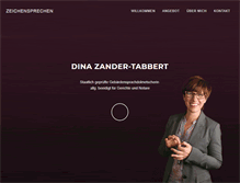 Tablet Screenshot of gebaerdensprachschule.com